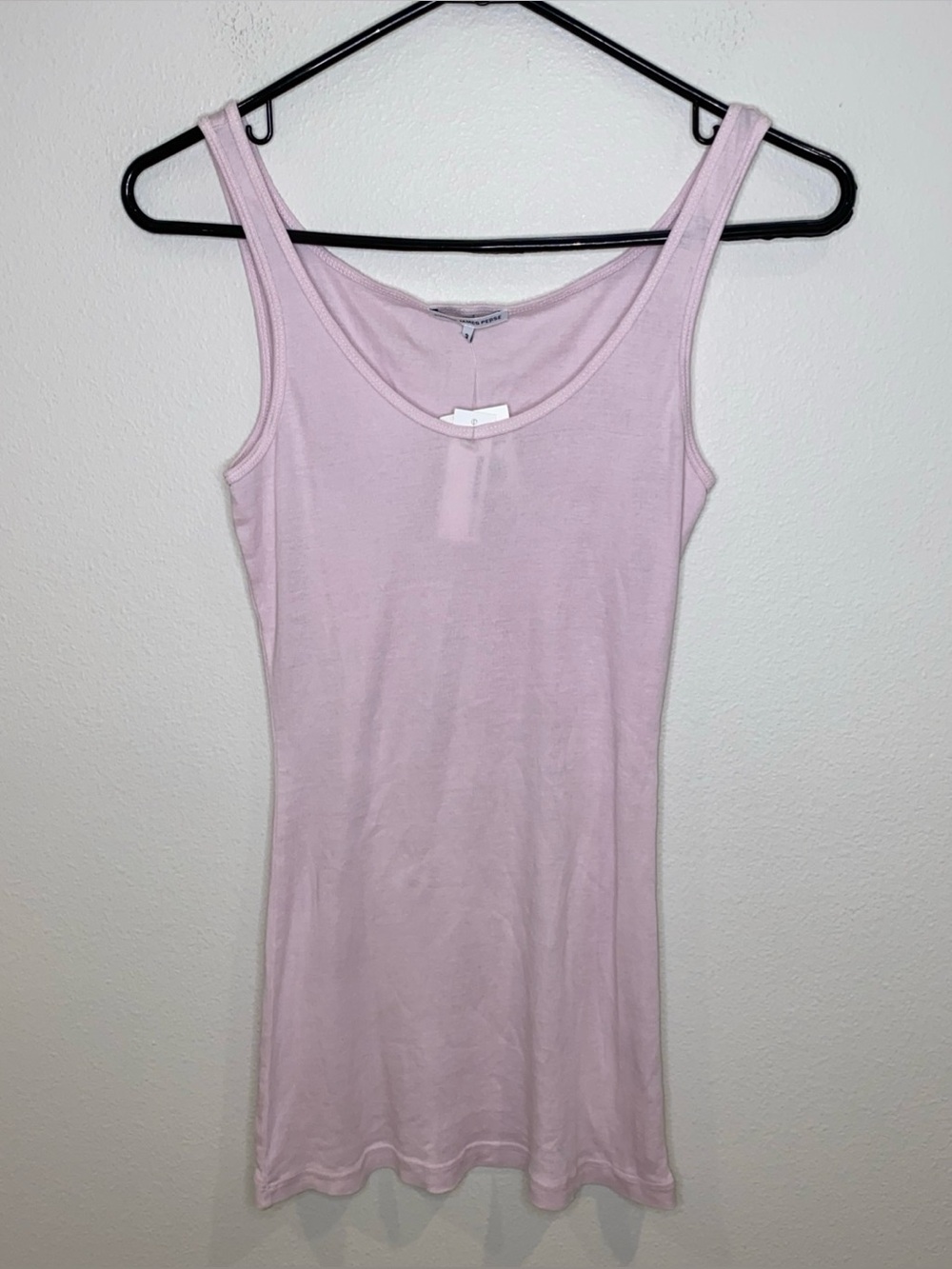 Standard James Perse Light Pink Long Jersey Tank Top Size 3 / Large New With Tag